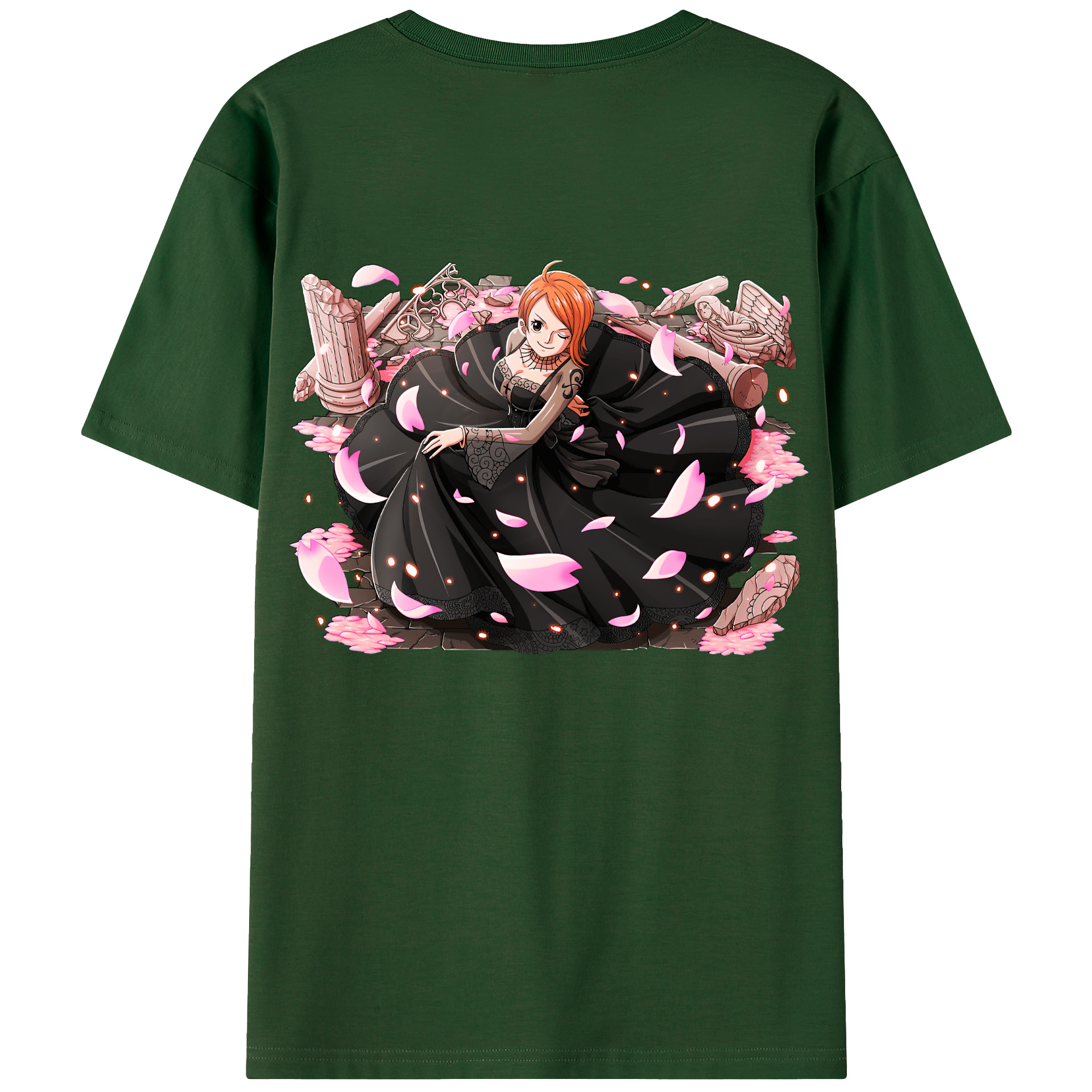 ワンピース ナミ ONE PIECE Nami 綿100％半袖Tシャツ（背面プリント）